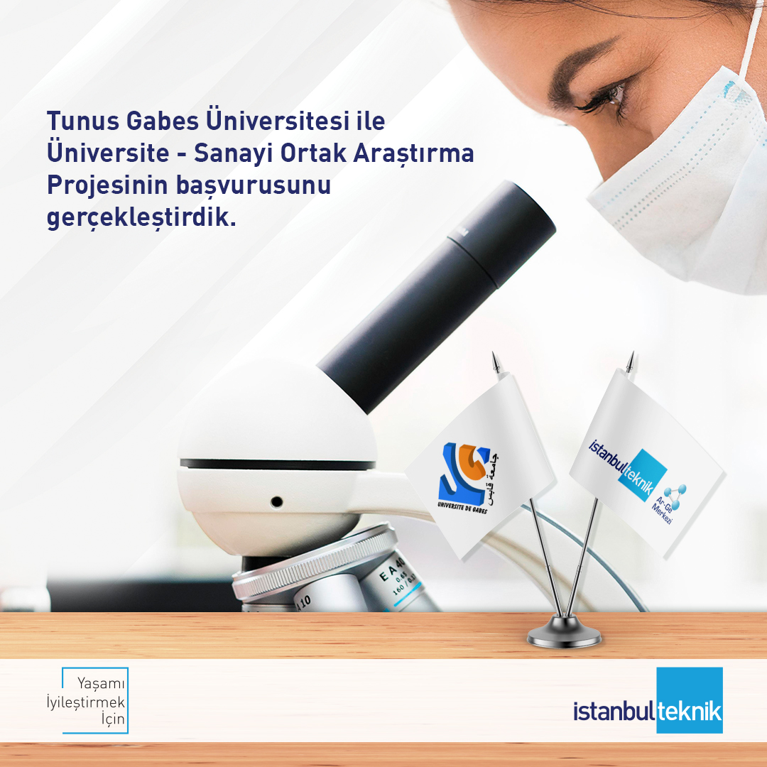  Tunus Gabes Üniversitesi ile  Ortak Araştırma Projesinin başvurusunu gerçekleştirdik.